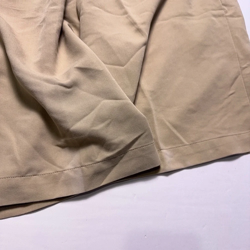 Cutter & Buck Pleated Golf‎ Shorts Mens 38 Khaki Casual